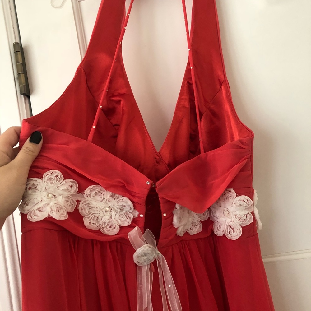 💃Ever-Pretty || Coral Formal Maxi Dress - Picture 5 of 8